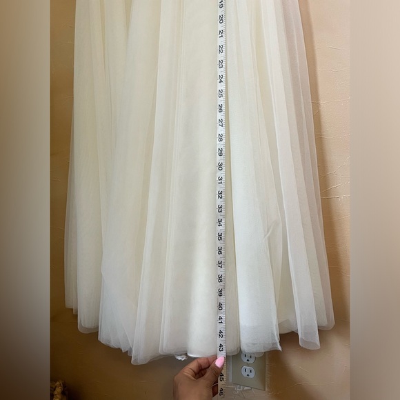 Sherri Hill two piece gown tulle skirt full floor length - Picture 11 of 12